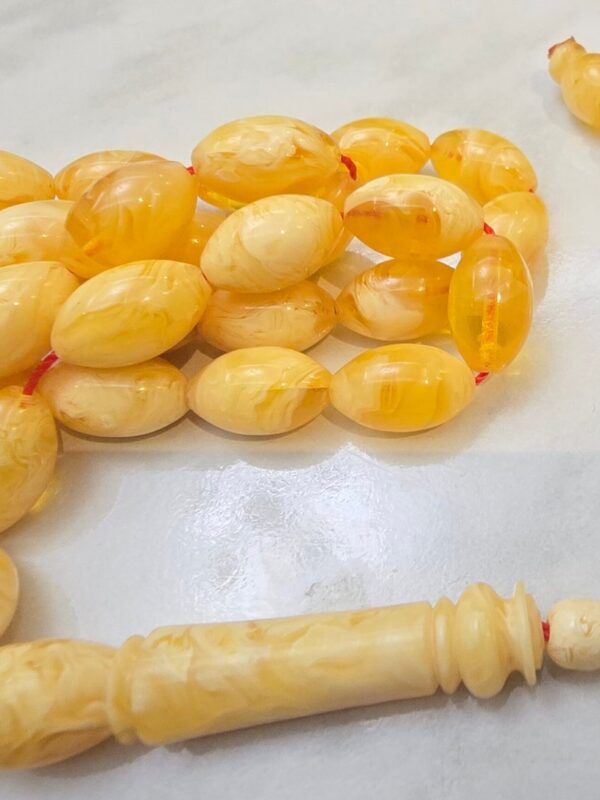 مسباح مستكة تركي بيج/عسلي MA8