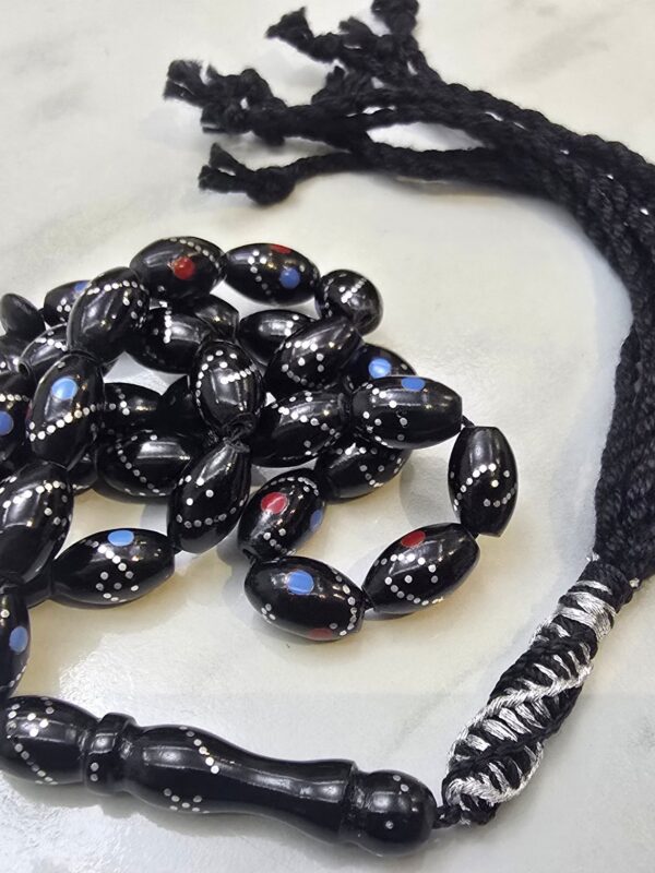 مسباح يسر مطعم بالمرجان و الفيروز و الفضة YU16